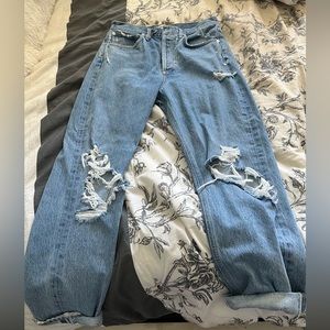 Agolde size 27 jeans. Worn 1 time.